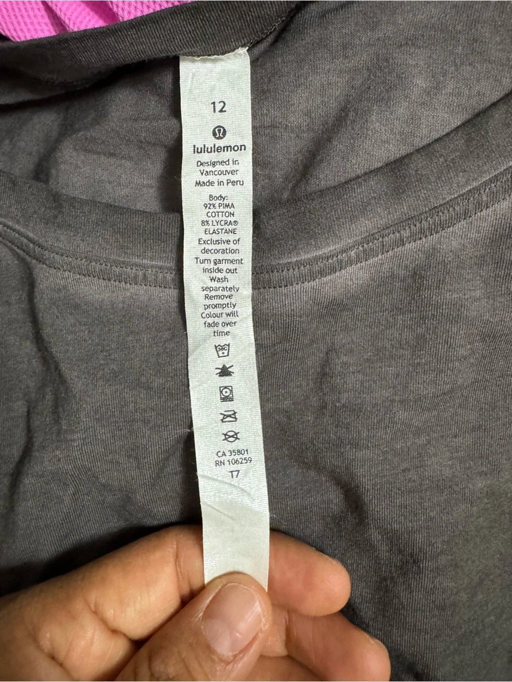 lululemon athletica Men's-Style Sleeveless Muscle Tee - Charcoal Gray